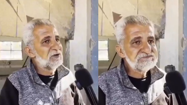 “We consider ourselves dead,” says teary-eyed elderly Palestinian man in Gaza