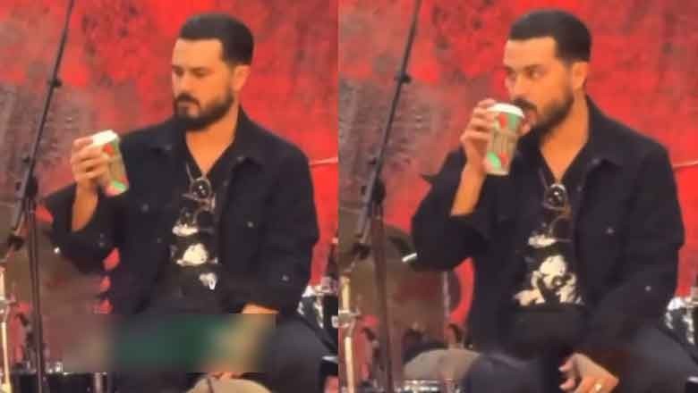 British-American actor Michael Malarkey throws away Starbucks coffee amid boycott