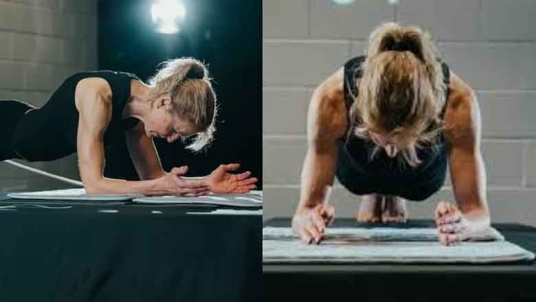 59-Year-old woman sets world record by doing 1,575 push-ups in 1 hour