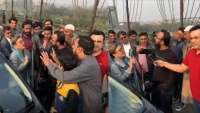 WATCH: PTI worker confronts Punjab Minister Uzma Bukhari