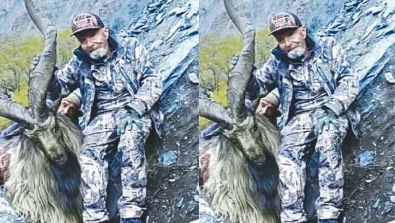 American national pays $271,000 for Kashmir markhor hunt