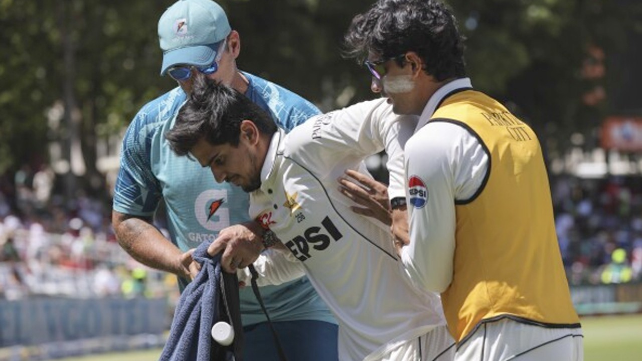 Saim Ayub ruled out of second Test due to ankle injury