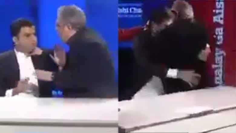 Naeem Haider Panjutha and Ikhtiar Wali fight on live TV show