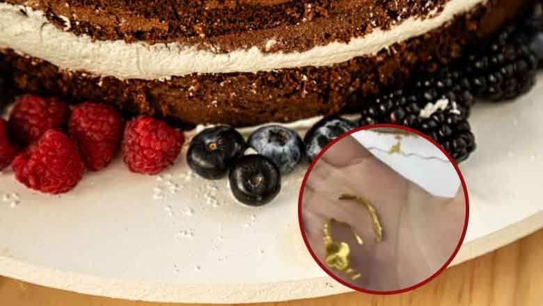 Man bakes cake for girlfriend with gold ring inside, she accidentally chews it