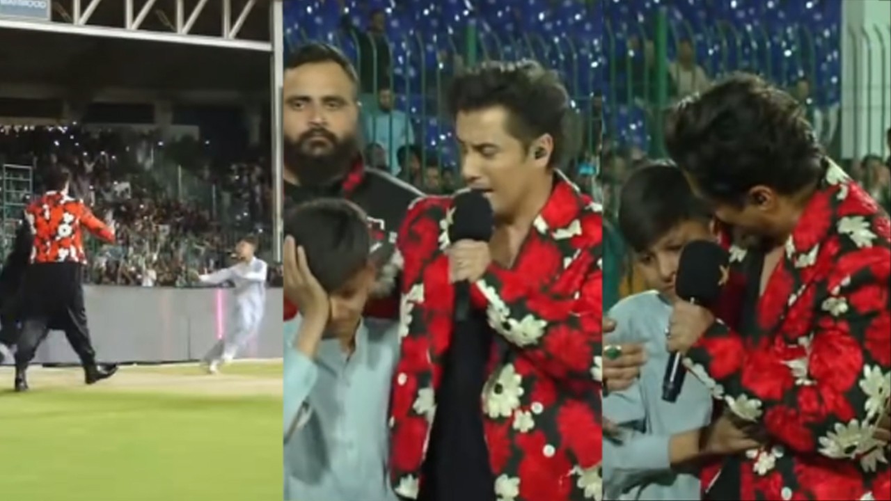 VIDEO: Little fan gets emotional meeting Ali Zafar during NSK inaugural ceremony