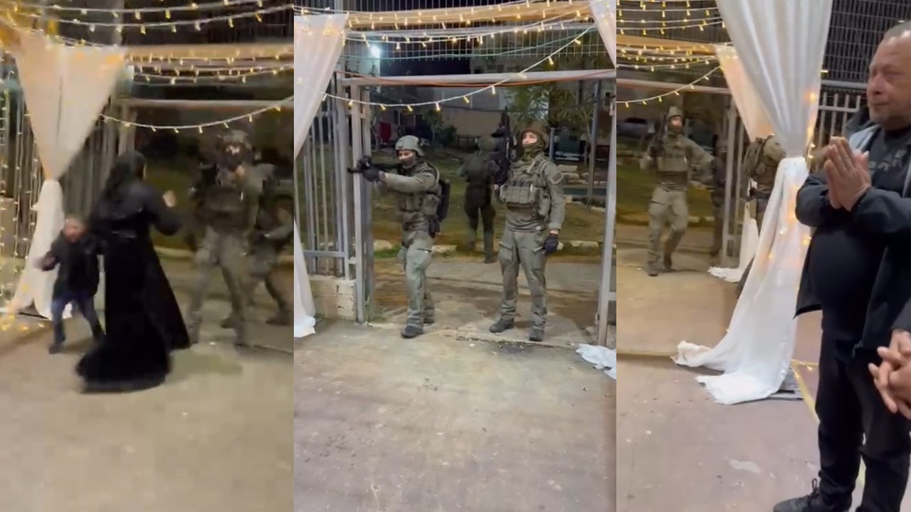 WATCH: Israeli army raids Palestinian wedding ceremony in West Bank