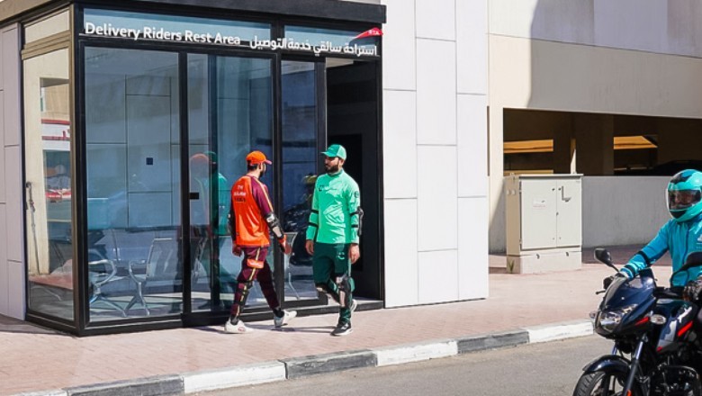 Dubai builds 40 air-conditioned rest areas for delivery riders