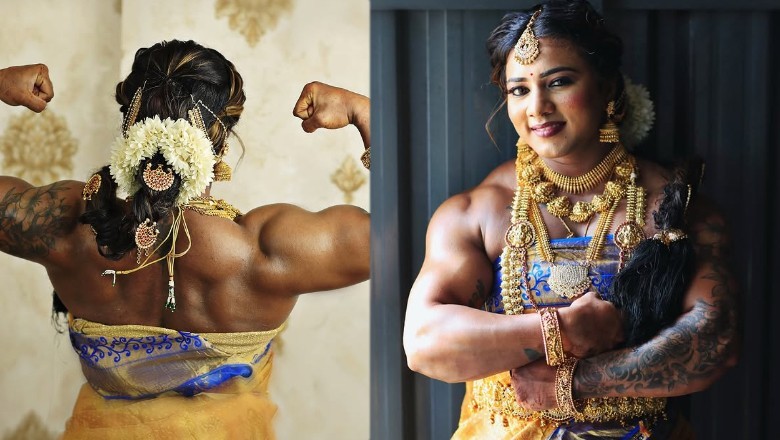 Bodybuilder bride redefines beauty standards as her wedding shoot goes viral
