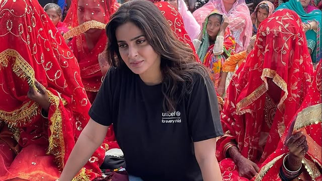 Saba Qamar joins UNICEF’s campaign to empower girls on Women’s Day