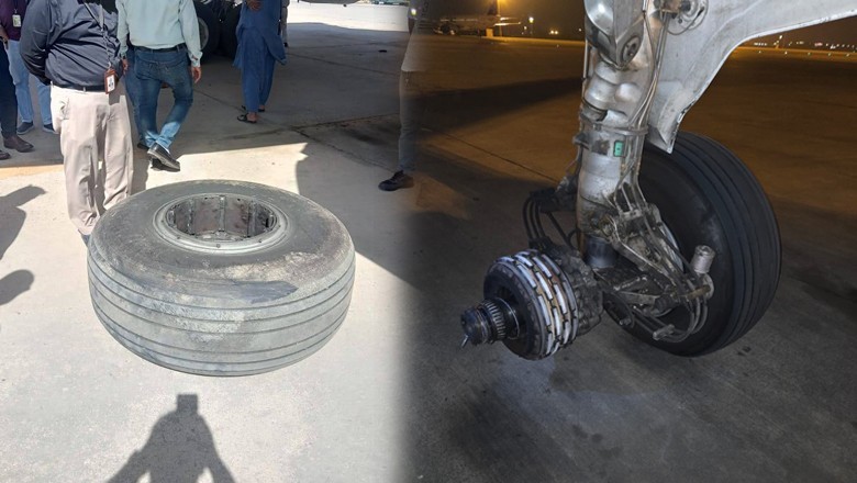 Missing wheel of PIA flight found at Karachi airport