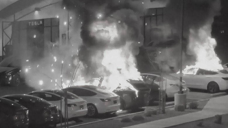 Tesla showroom set on fire in Las Vegas, Musk calls it ‘terrorism’