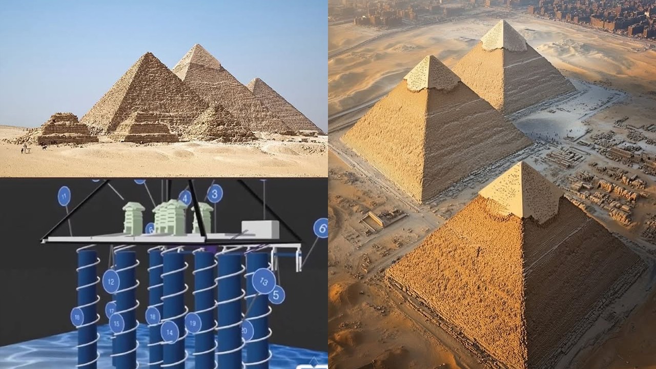 Massive undeground ancient city found beneath Giza Pyramids