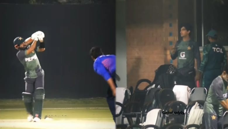 Watch: Muhammad Rizwan smashes Naseem Shah’s phone during practice match