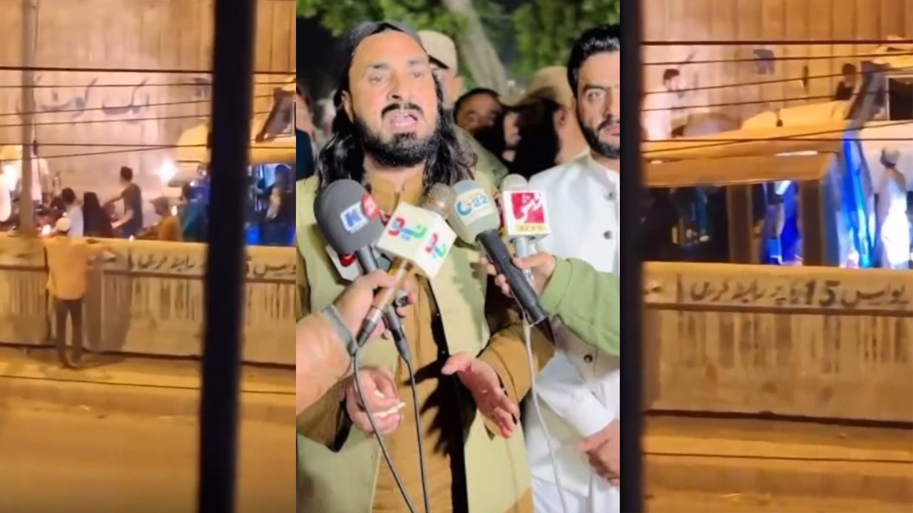 Out-of-control truck crushes motorcyclist at Karachi's Al-Azam square