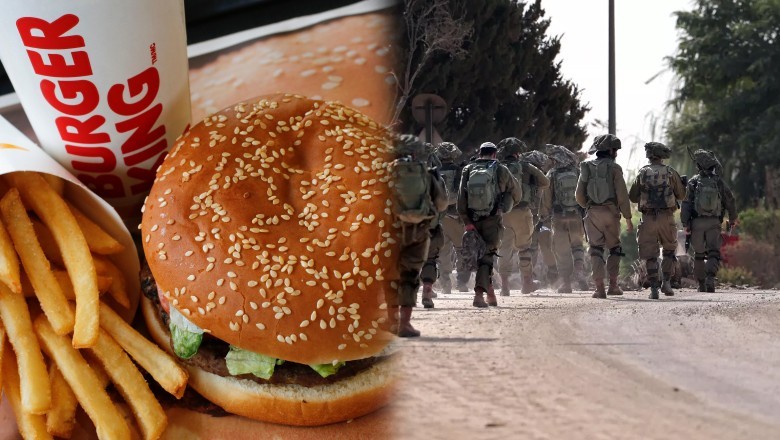 Burger King to provide meal vouchers to Israeli soldiers