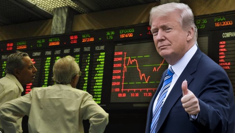 KSE-100 index gains over 3,000 points after Trump's tariff pause