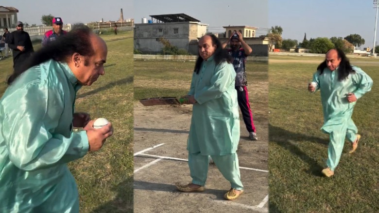 Chahat Fateh Ali Khan showcases his cricketing skills