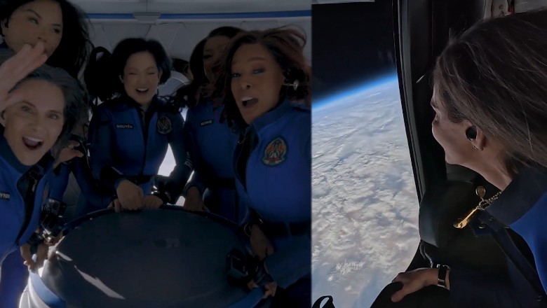 All-female rocket flight returns safely after space trip of 11 minutes