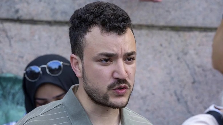 Palestinian student leader detained by US misses son's birth