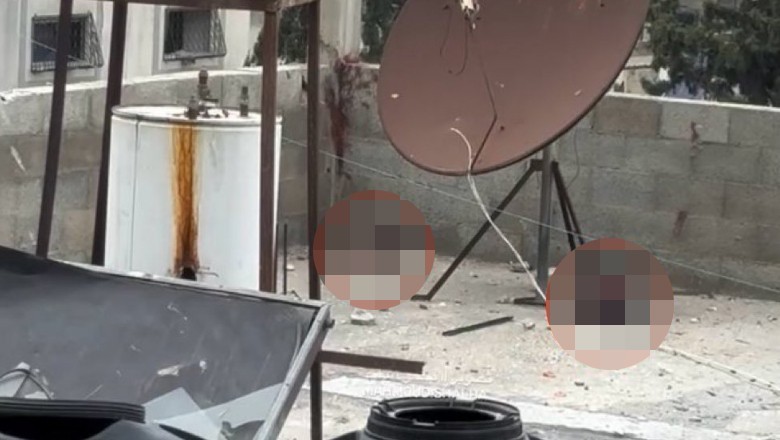 Gruesome image of young Palestinian girl cut in half after Israeli bombing sparks outrage