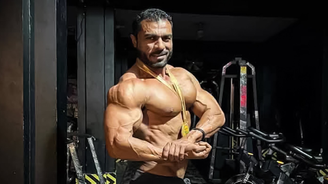 Pakistan’s Jawad beats Indian rival to win gold at global bodybuilding championship