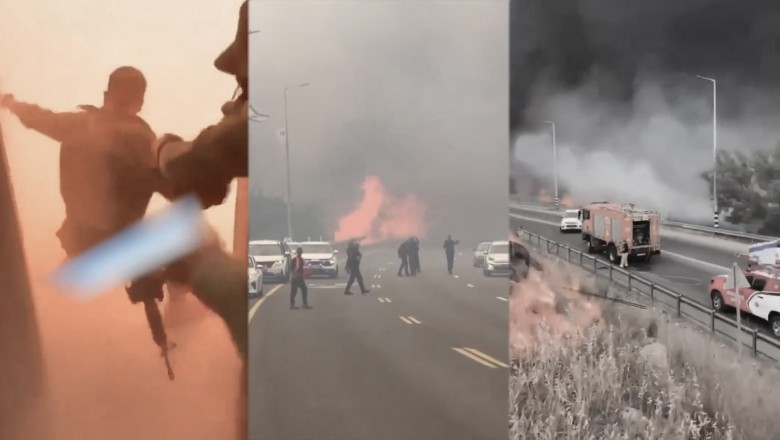 Wildfires reach Israeli army bases, settlers flee their homes