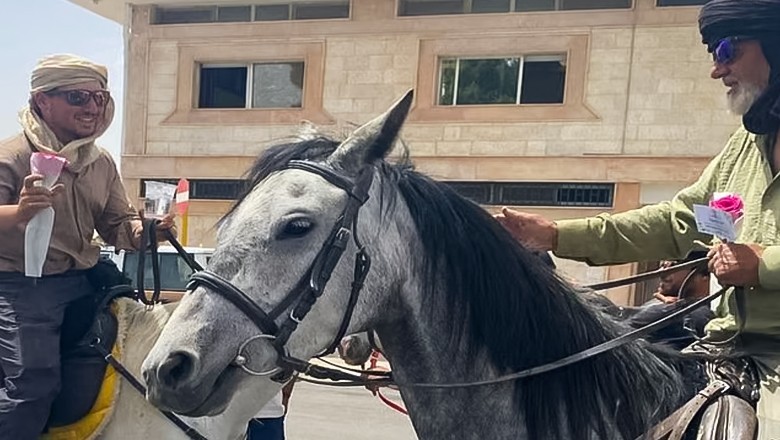 European pilgrims reach Saudi Arabia on horses for Hajj