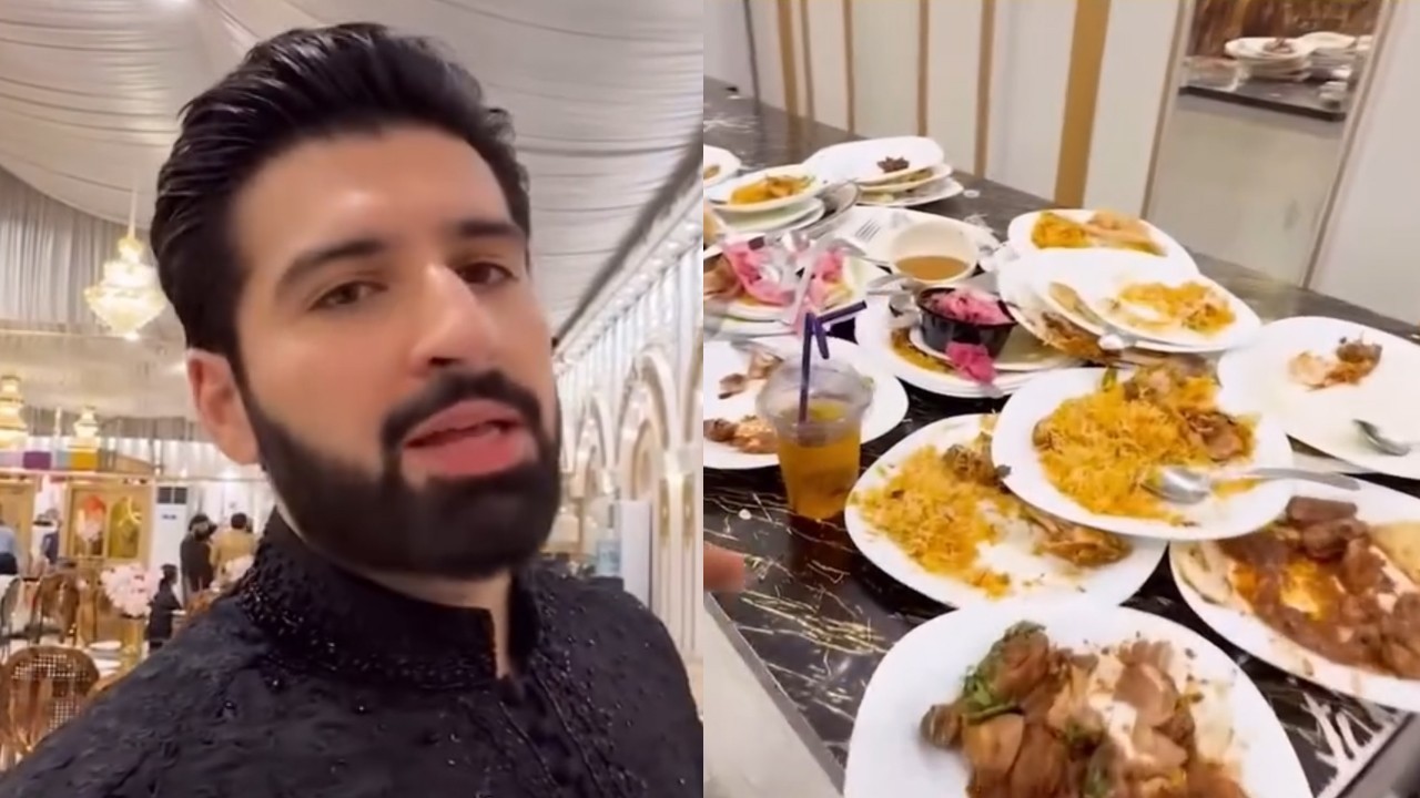 Actor Muneeb Butt expresses displeasure over food wastage at brother-in-law’s wedding