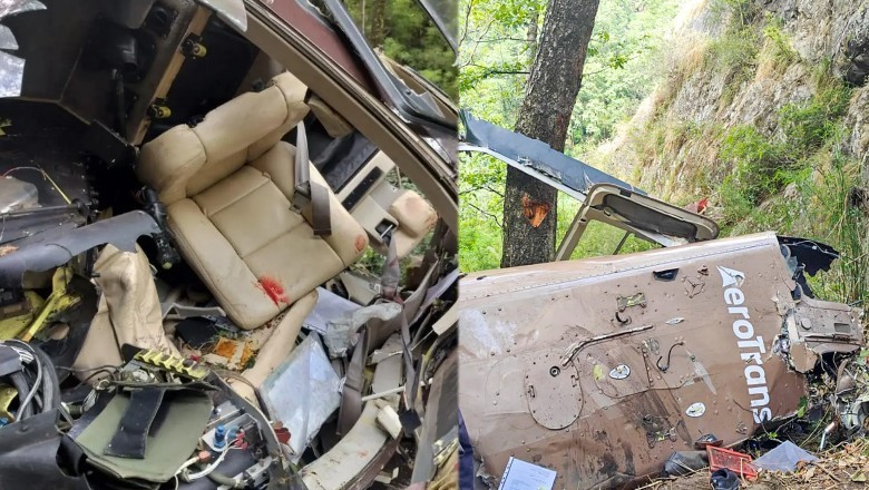Helicopter full of tourists crashes in India's Uttarakhand