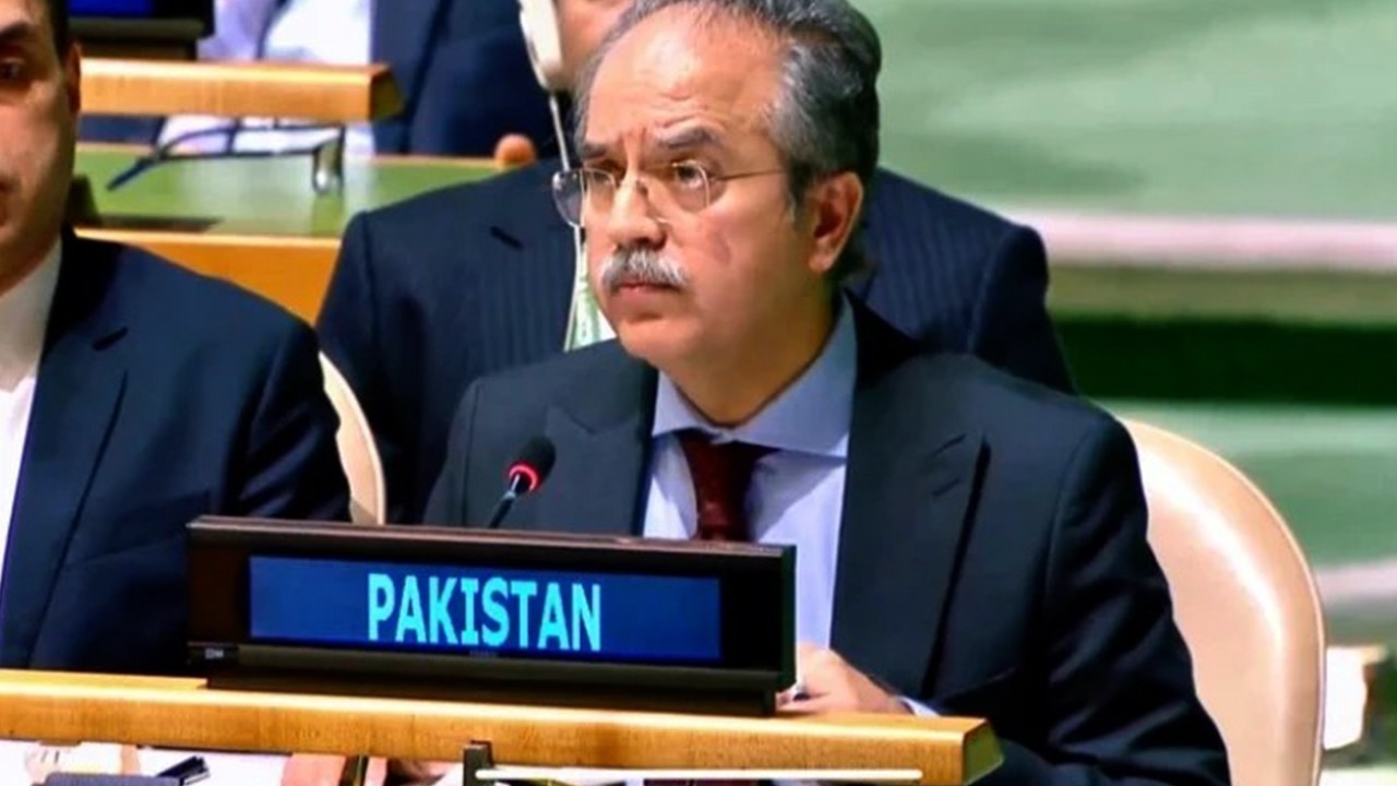 Islamabad has not yet exercised its right to self-defense under UN Charter in response to India’s aggression: Envoy