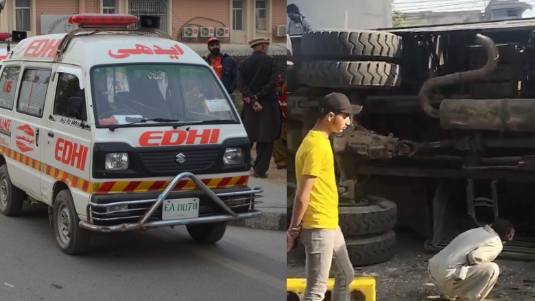 Karachi motorcyclist decapitated in horrific trailer crash
