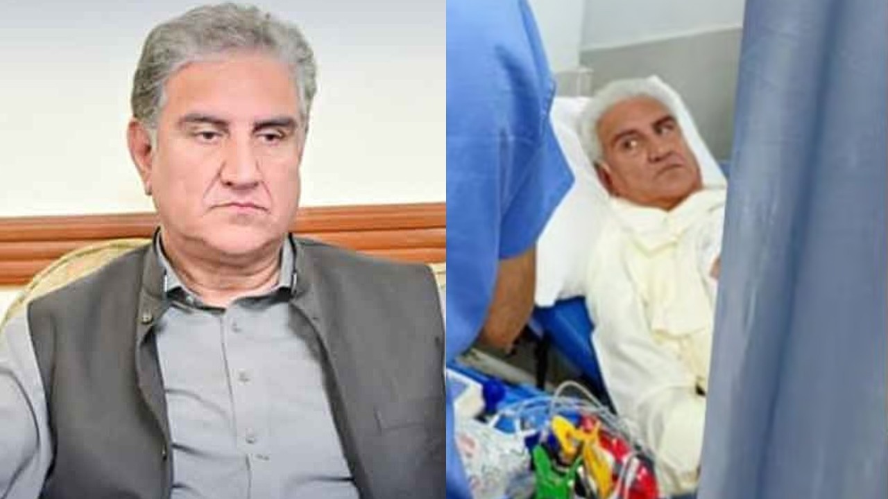 Shah Mehmood Qureshi shifted to hospital from jail due to heart problem