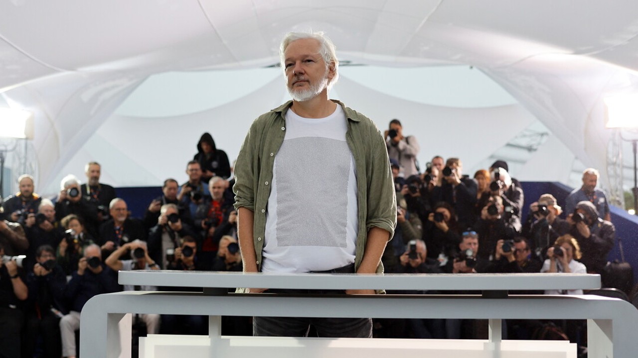 Julian Assange honors Gaza's children at Cannes Film Festival