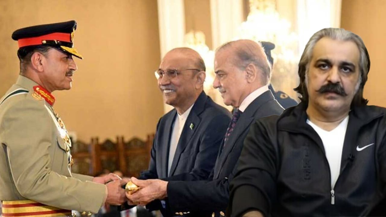 Why didn't KP CM Gandapur attend Gen Asim Munir's field marshal ceremony?