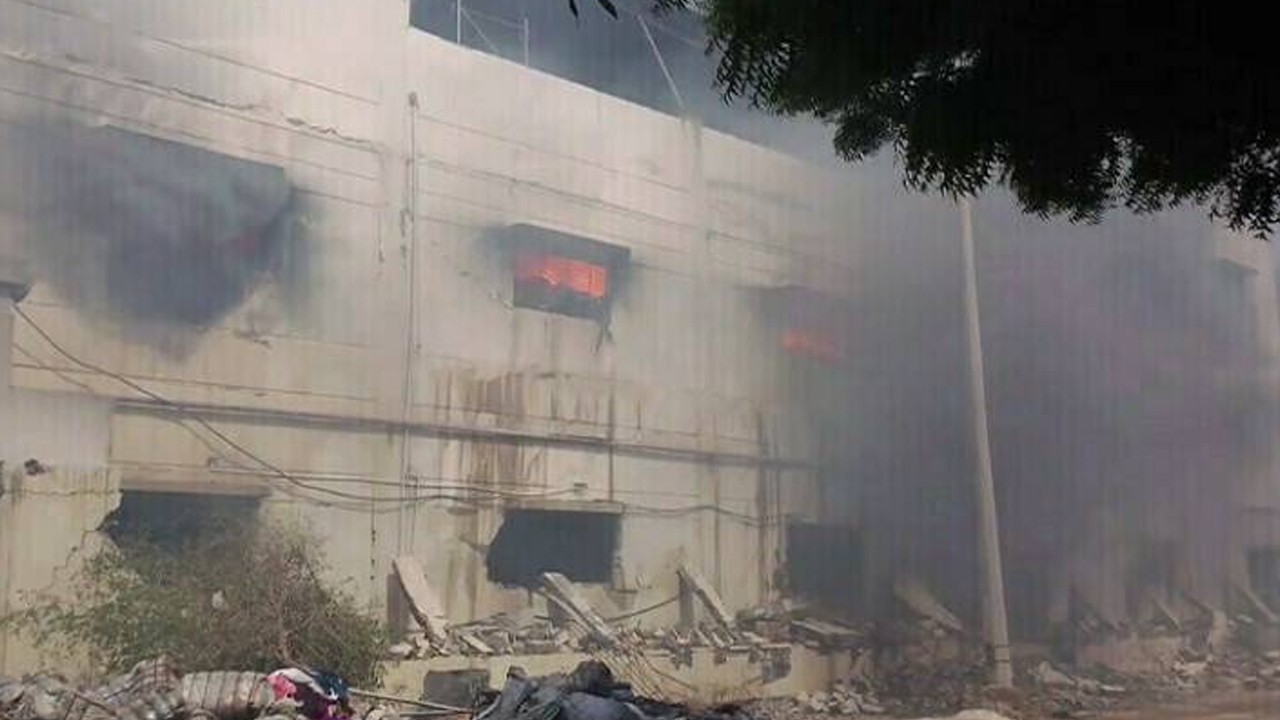 Third-degree fire at Landhi Export Processing Zone brought under control after 30-hour long operation