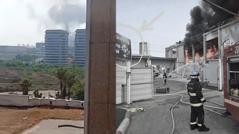 Iran reportedly strikes Mossad Headquarters, building catches fire