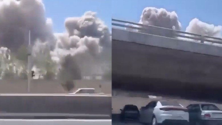 Massive explosion as Israeli Air Force targets IRGC Headquarters in Tehran