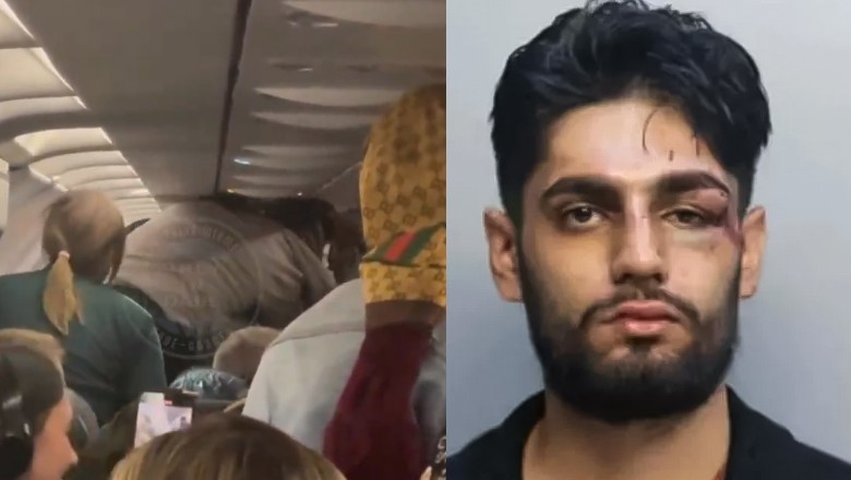 Indian-origin man arrested for choking, assaulting co-passenger mid-flight