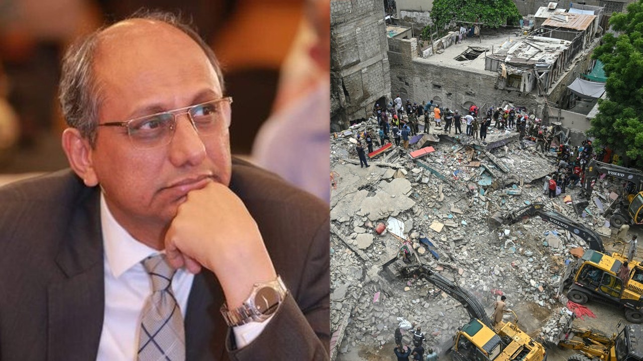 Saeed Ghani admits government, SBCA failure in Lyari building collapse