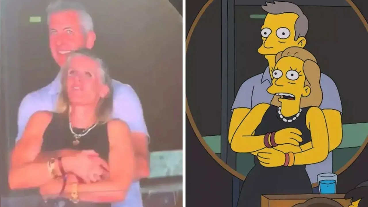Did The Simpsons predict viral Coldplay moment of tech CEO Andy Byron, HR head Kristin Cabot?