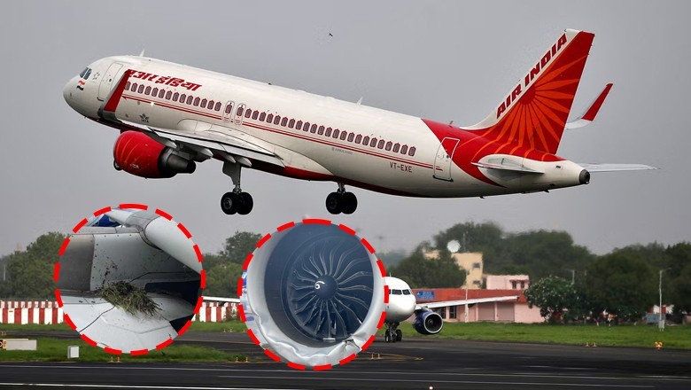 Air India plane skids and damages runway after 'three tyres burst'