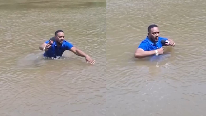 Journalist steps on missing girl's body while covering her disappearance