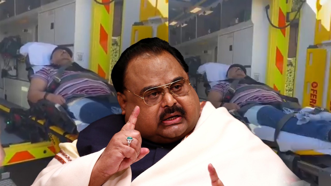Altaf Hussain hospitalised again in London