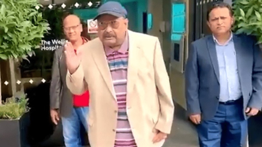 Altaf Hussain discharged from London hospital after 'severe flu and chest infection'
