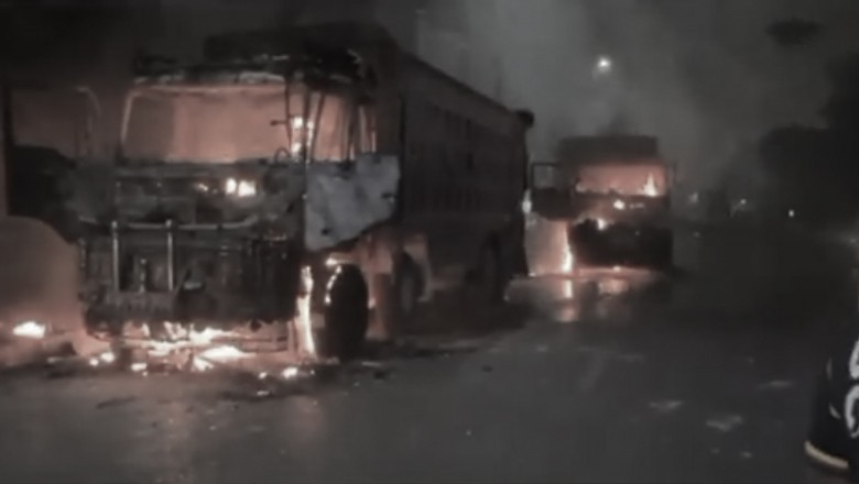 18 arrested in two cases registered over burning of seven dumpers in Karachi