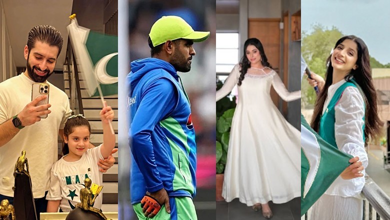 From Mawra Hocane to Babar Azam, Pakistan stars unite in Independence Day celebrations