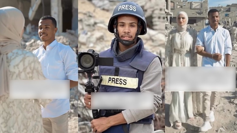 Palestinian journalist killed in Israeli strike days before wedding