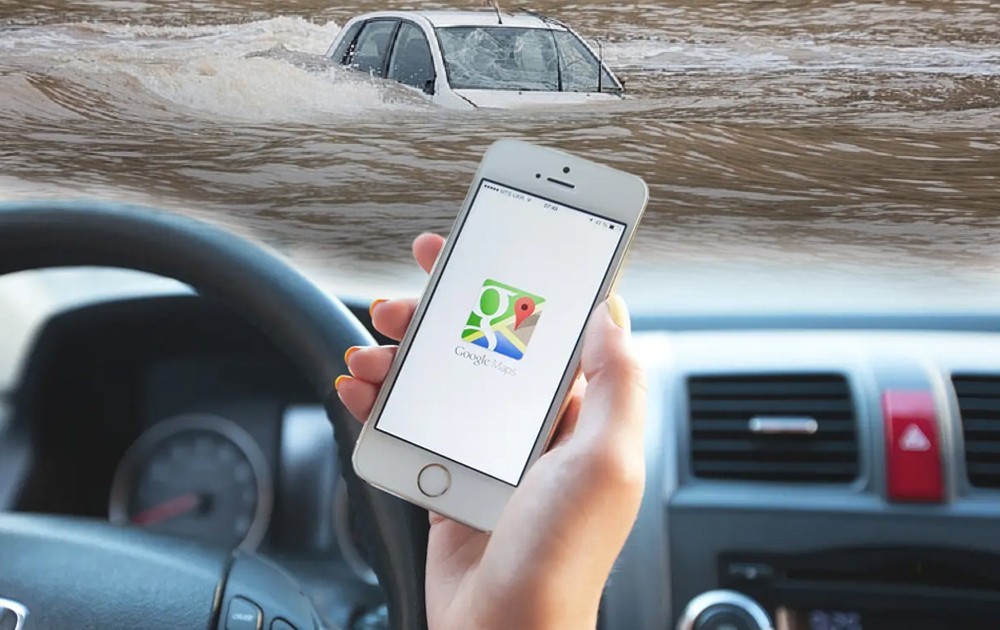 Family swept away after following Google Maps