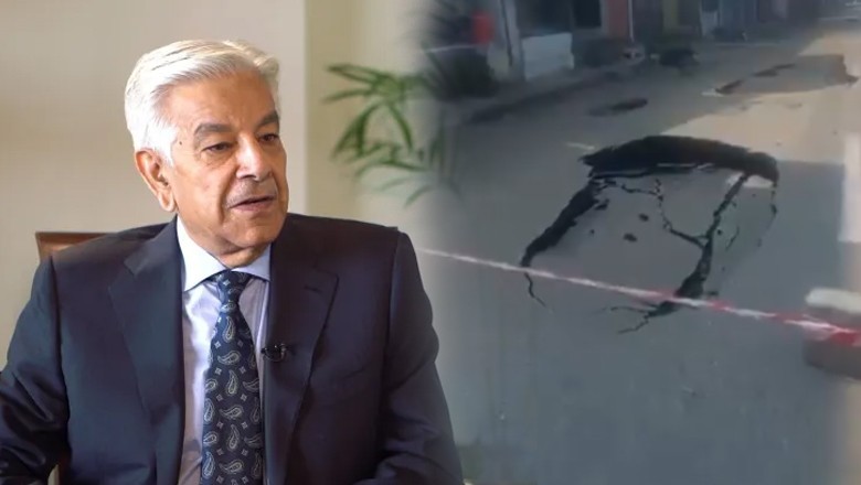 Khawaja Asif slams poor quality of World Bank-funded road project in Sialkot