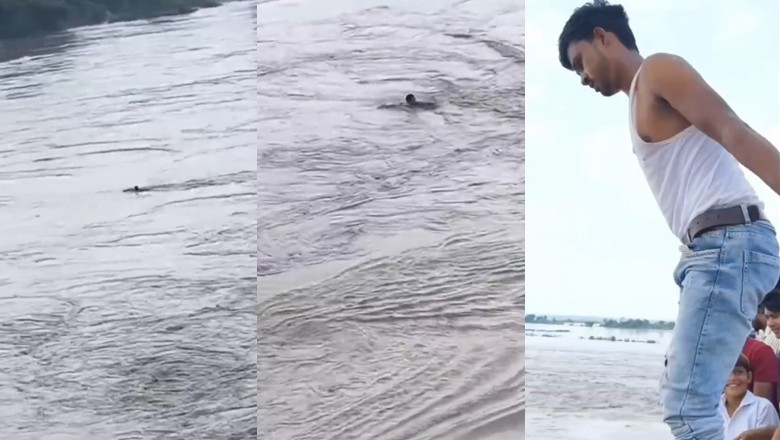 Indian man jumps into Yamuna river for Rs500 bet, swept away